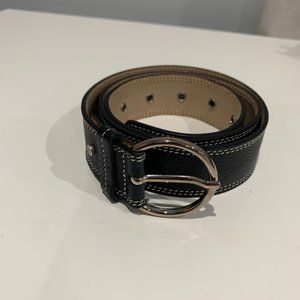 Ann Taylor Genuine Black Leather Belt